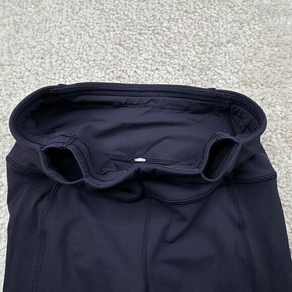 Lululemon On Your Mark Crop Legging Navy Blue - Picture 15 of 15